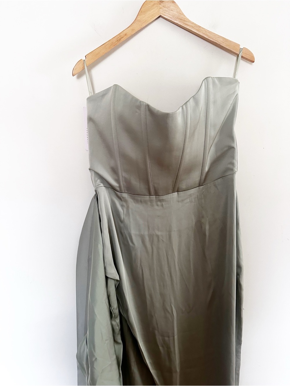 Anthropologie V. Chapman June Corset Jacquard Front-Slit Gown - Picture 11 of 14